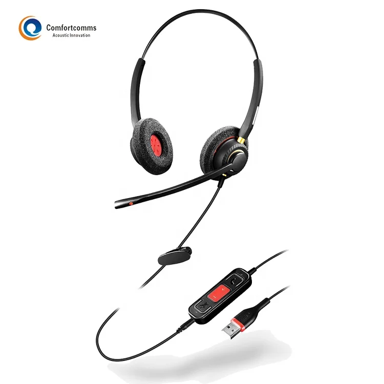Noise Cancelling USB Headset for Call Center
