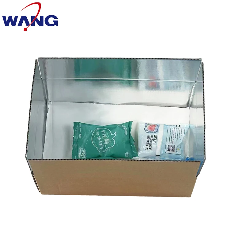 packaging boxes for transporting frozen shipping cold chain insulation paper thermal cardboard medicine packaging