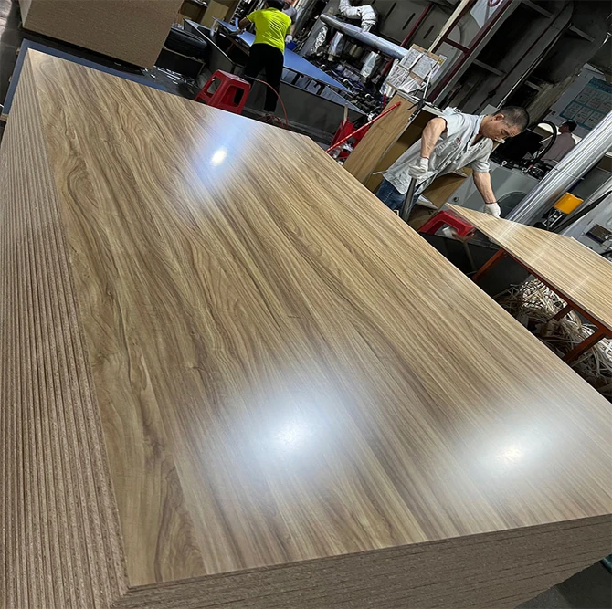 1830x2440mm Furniture Material Melamine Board Laminated Mdf Board High Density