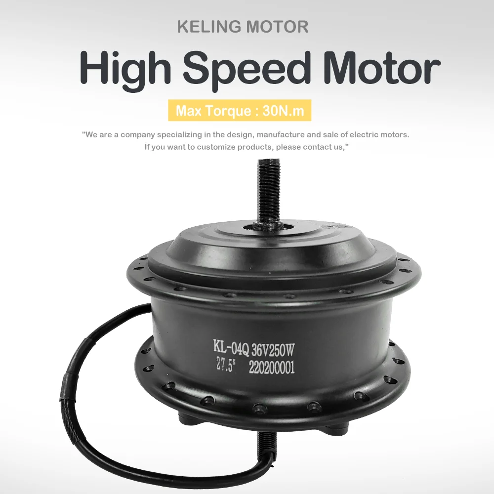 E-Bicycle high speed spoke wheel motor rear drive hub motor for scooter Snowmobile 350W