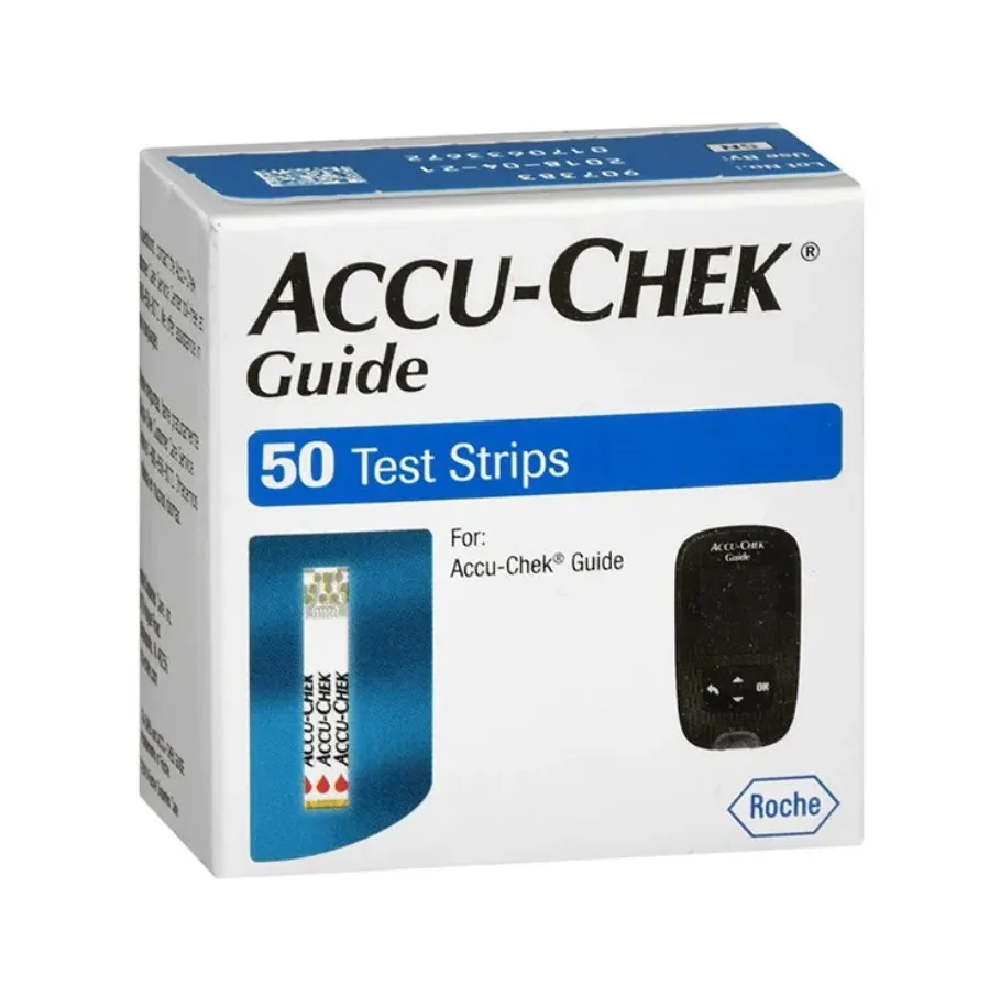 Accu Chek Guide Blood Glucose Test Strip Home Glucometer Test Strips
