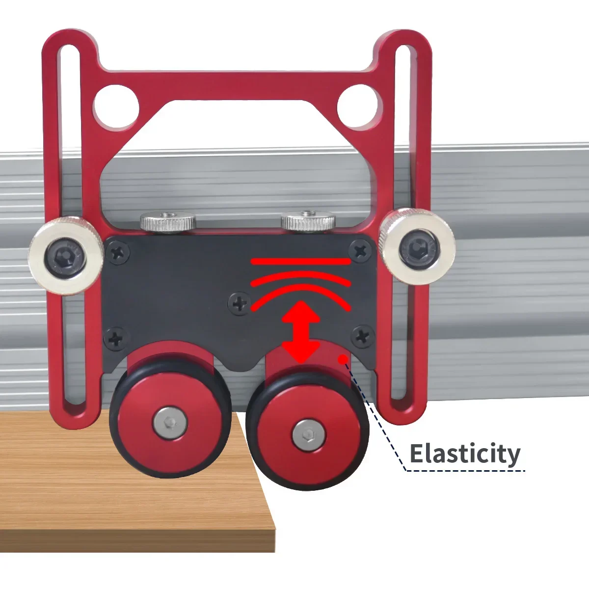 Carpentry Workbench Adjustable Stock Guides - Roller Guides Feather Loc Board  Woodworking Safety Pushing Auxiliary Tool