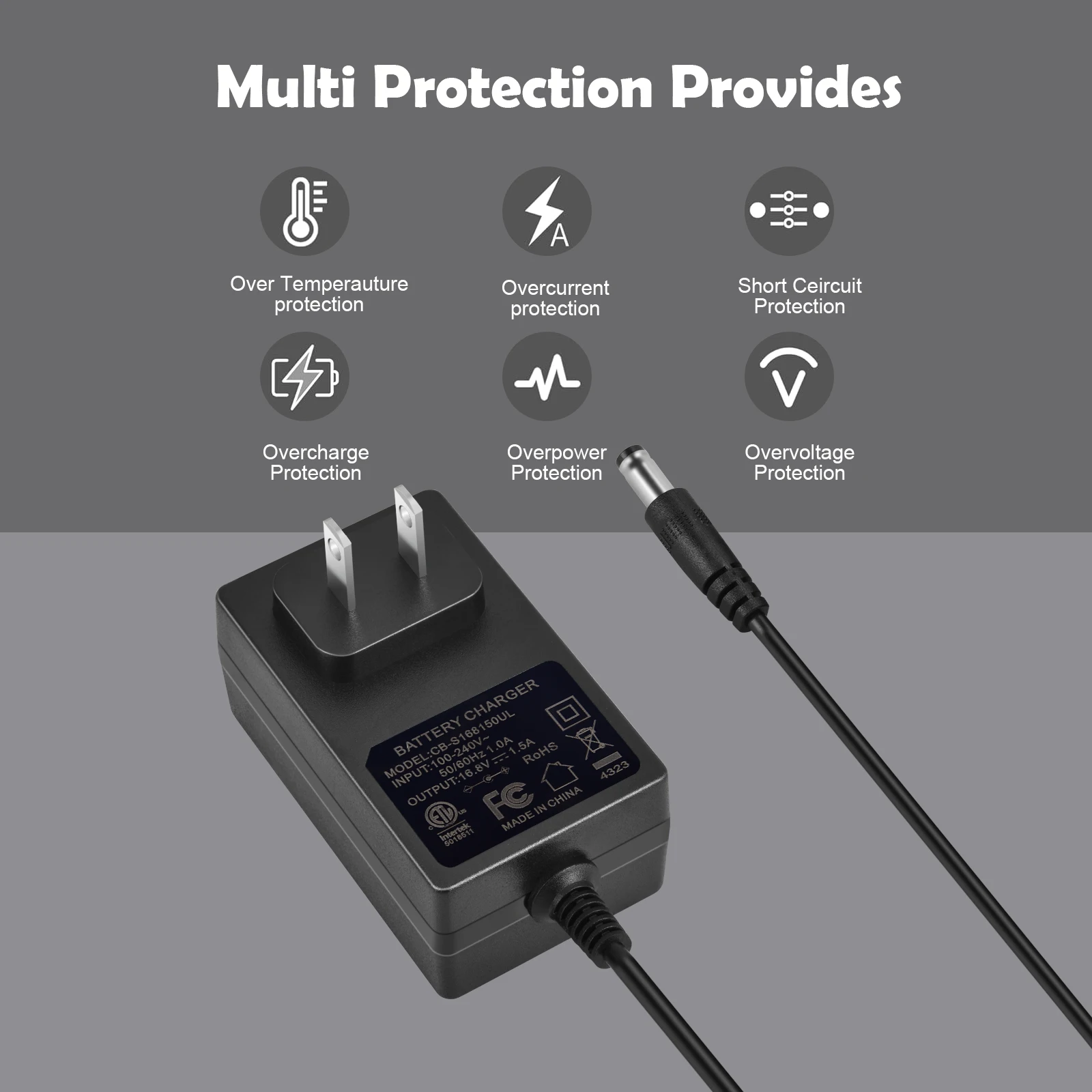 18V 2000mA ac dc wall mount Power Adapter for Robot Homecare Massage Armchair 18V 2A Switching Power Adapter