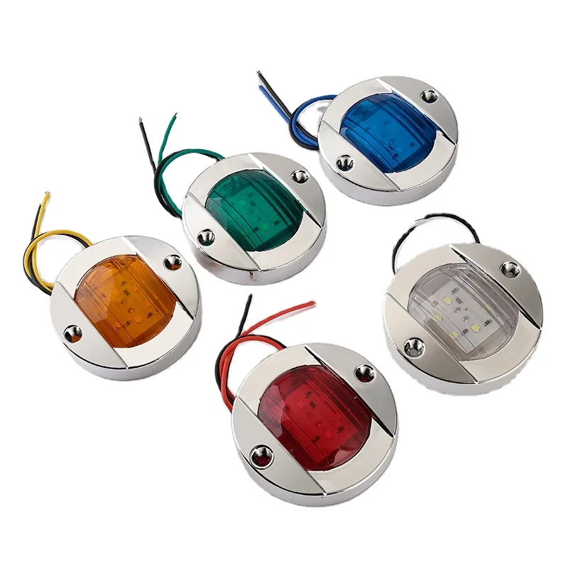 Custom OEM ODM truck trailer 12V 24V red led side marker light for the side