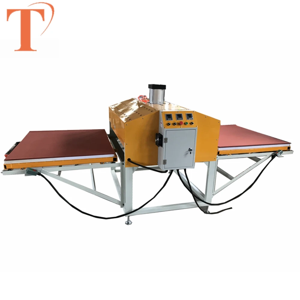 Double Heat Press Automatic Large Formate  Heat Transfer Machine