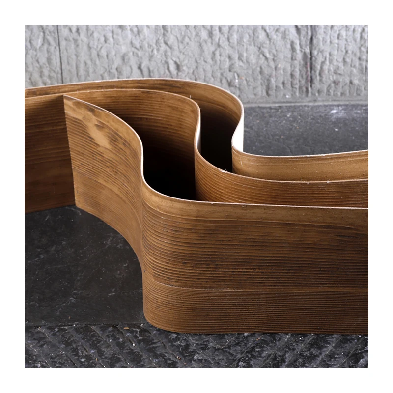 Wood color wood look flexible tiles for interior&exterior wall mcm soft stone fireproof waterproof thin wall cladding tile