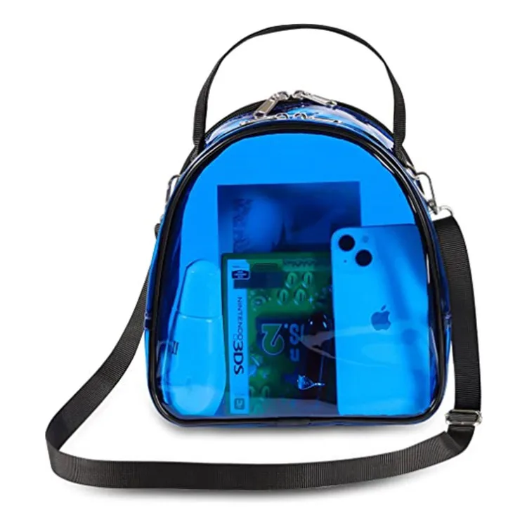 PVC Transparent School Bag for Women Men See Through Large Capacity Backpack Solid Clear Travel Back Bag 2022