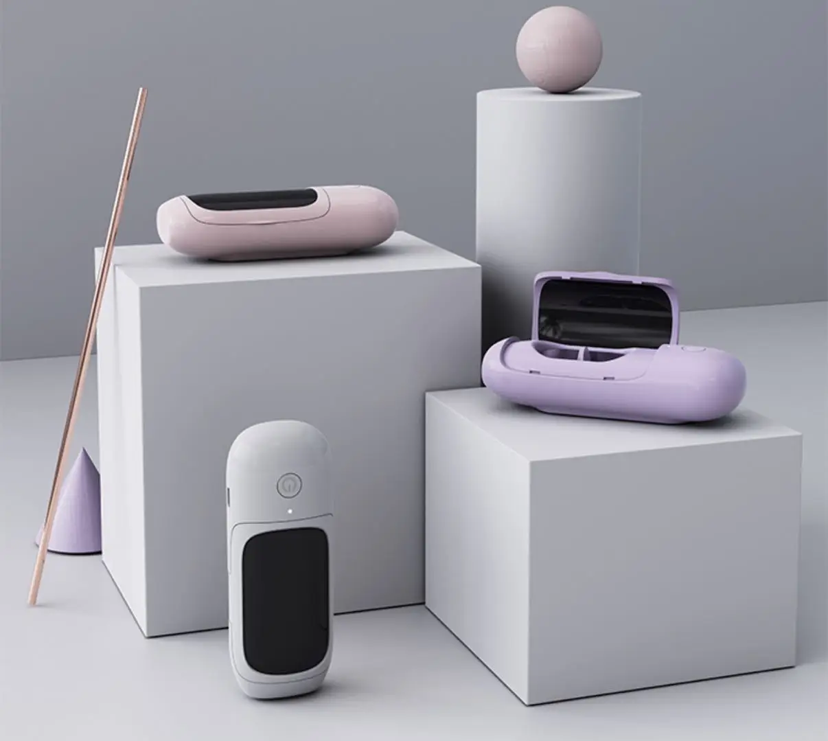 Новый модный портативный ультразвуковой очиститель контактных линз M1