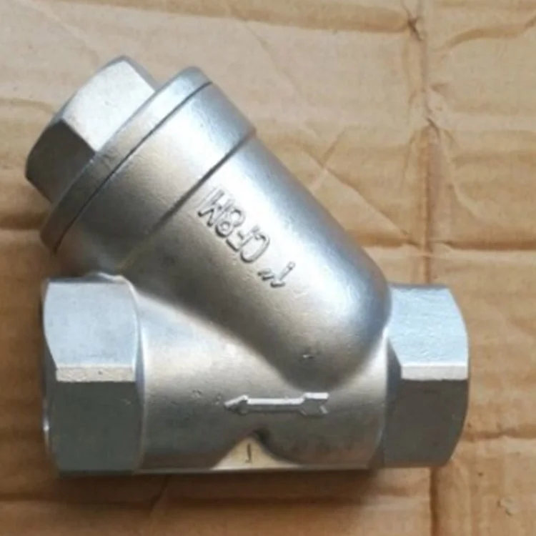 Хит продаж шаровые клапаны из нержавеющей стали Y-типа обратный клапан 800PSI/PN55