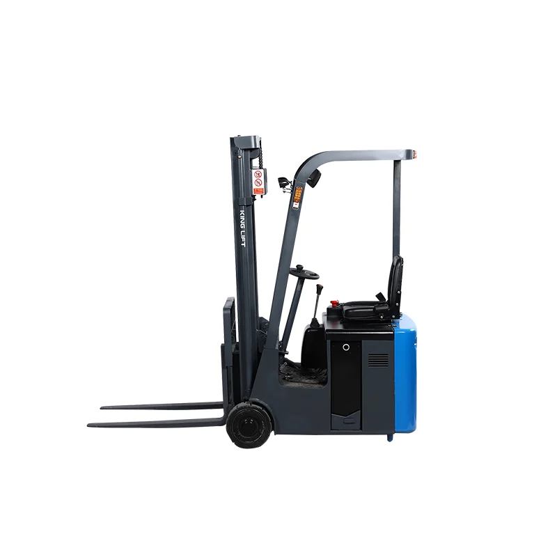 Three fulcrum Electric Forklift Cheap 0.8ton 1ton 1.2ton Fork Lift Small Forklift Electric Lifting Has Battery