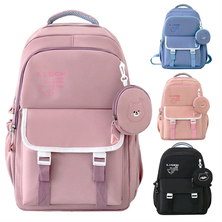 wholesale kids cute beautiful latest school bags for girls backpack bag