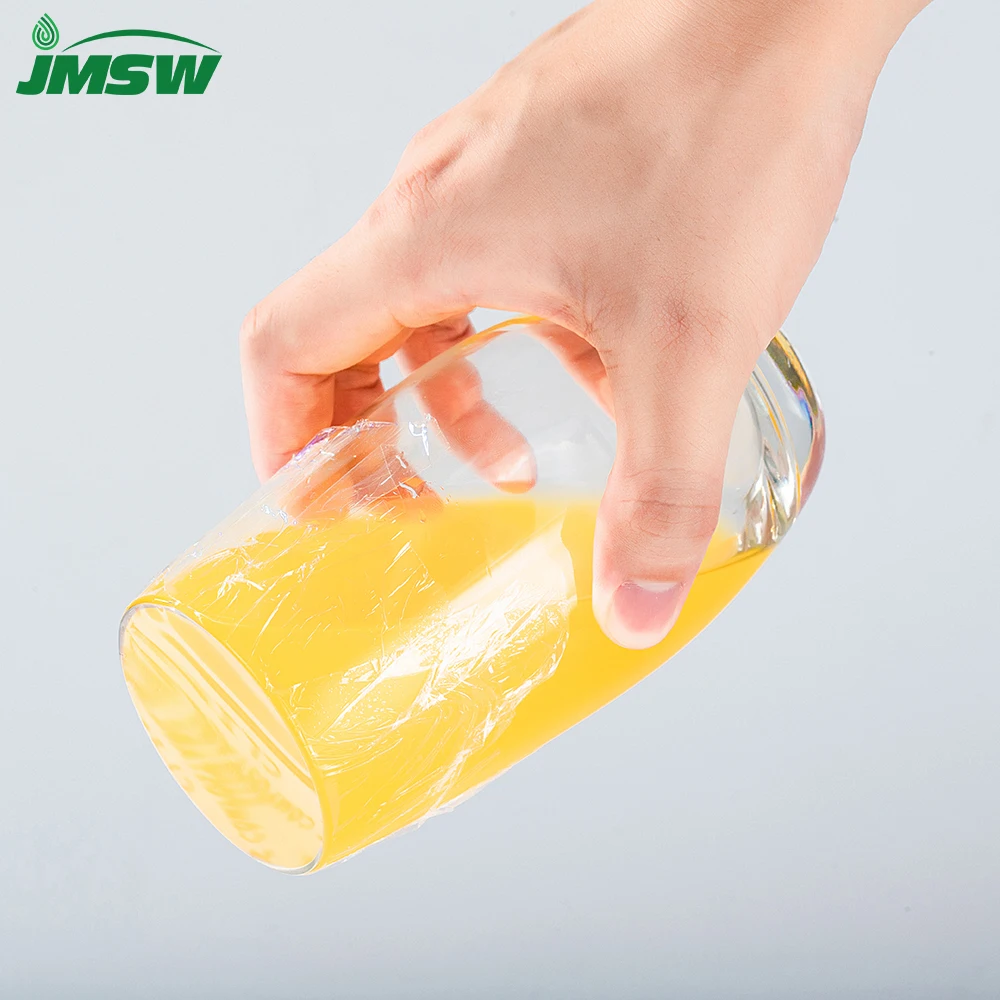 Food service plastic 100% biodegradable packaging fresh wrap pla film