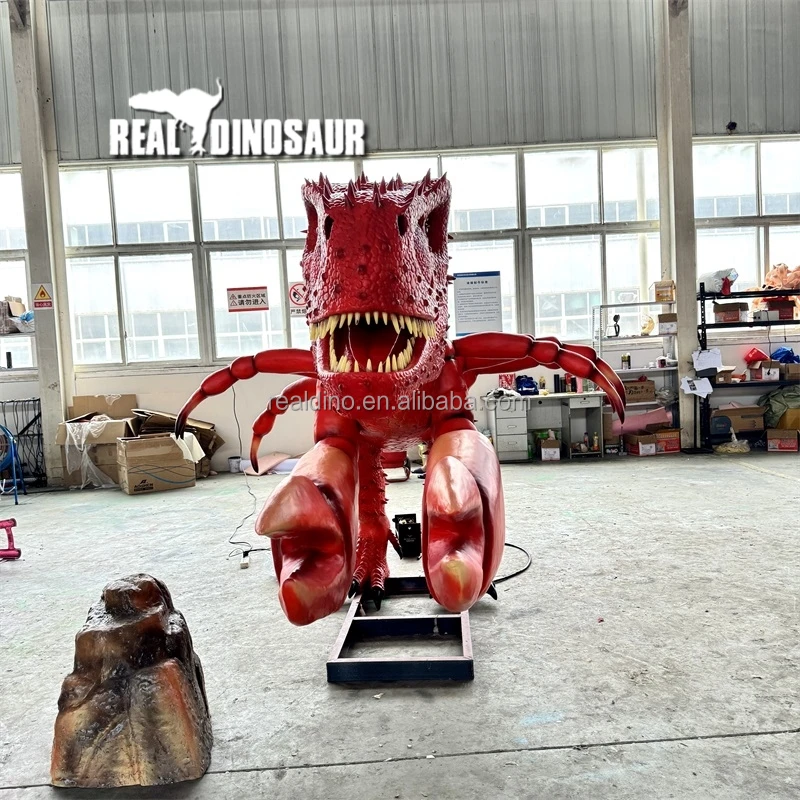 Artificial Customized Tyrannosaurus crab Model Animatronic Animal Models for Zoo