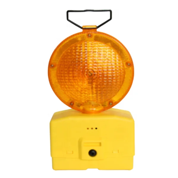 Yellow Amber Flash Warning Light LED Beacon Warning Light Battery