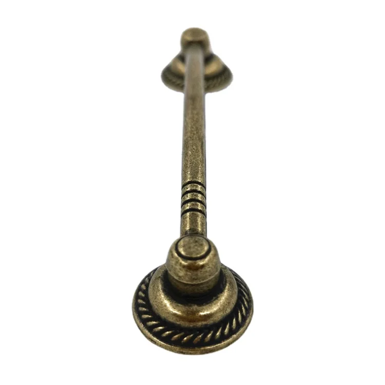 Design Solid Wood Kitchen Cabinet With Handles Zamak Antique Bronze 96mm Drawer Handle Black Cabinet Knob Furniture Parts