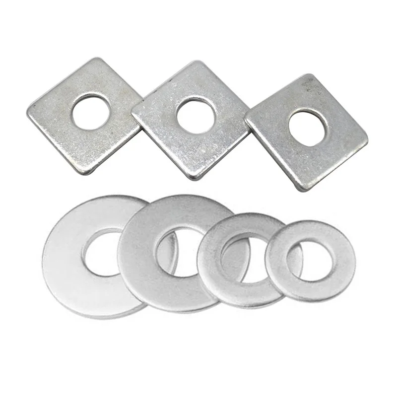 Factory Price Manufacturer Din436 Galvanized Flat Square Washers for Wood Constructions