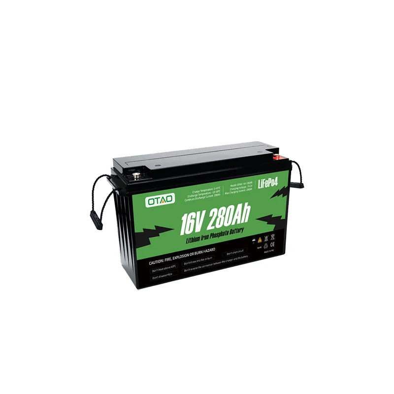 Lifepo4 Lithium Ion Battery Pack Deep Cycle Lipo Batterie Foe Forklift 16V 280AH 100AH 12V 24V Lithium Iron Phosphate Battery