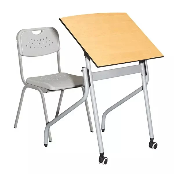 Drawing table and chair