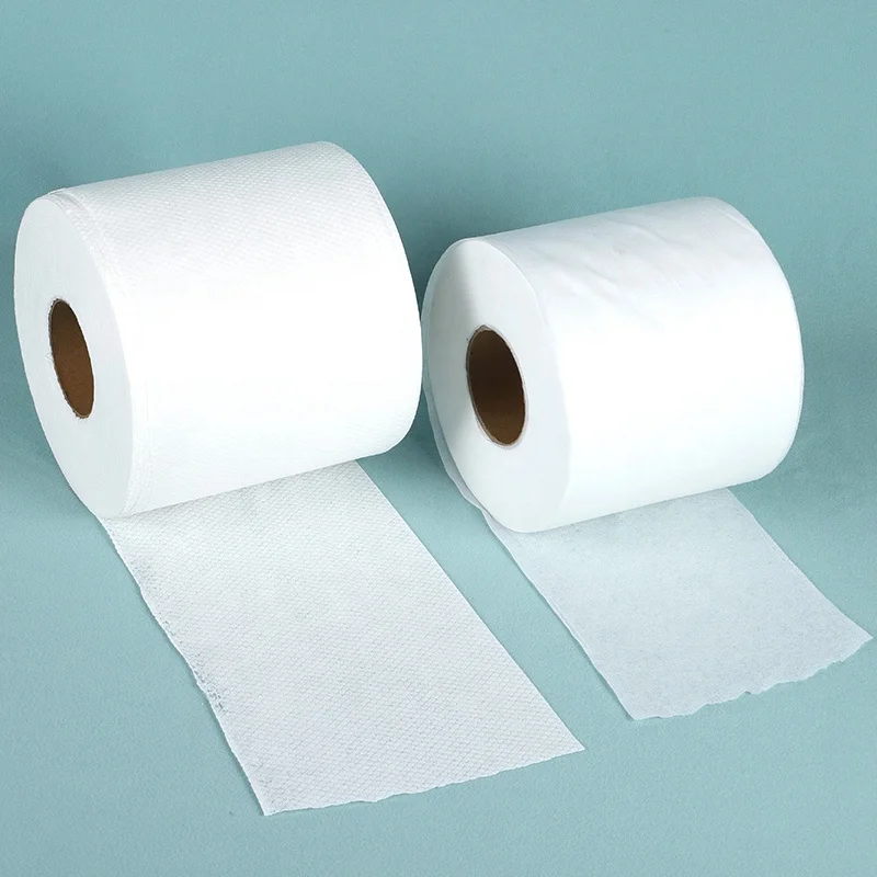 High Quality Ef Grain 100% Viscose Spunlace Nonwoven Fabric Roll For Disinfectant Wipes