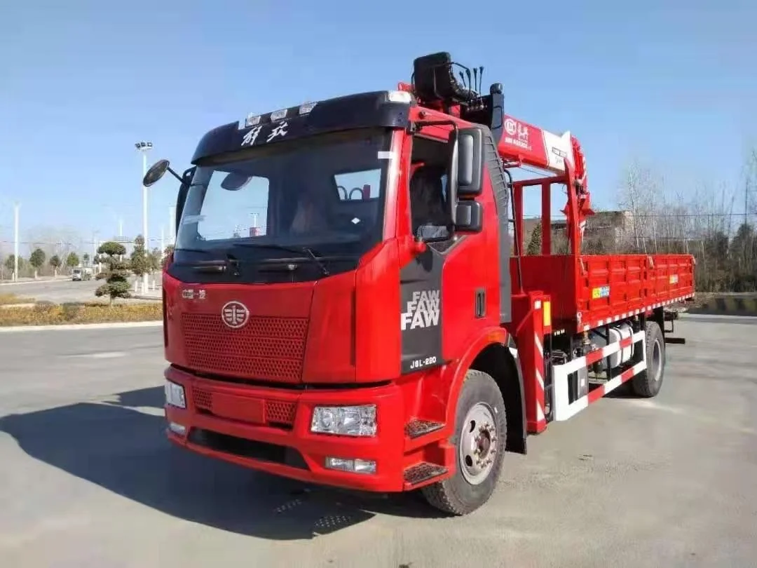 Japanese 10 ton truck mounted crane 4*2 direct factory supply for Urban construction cheap