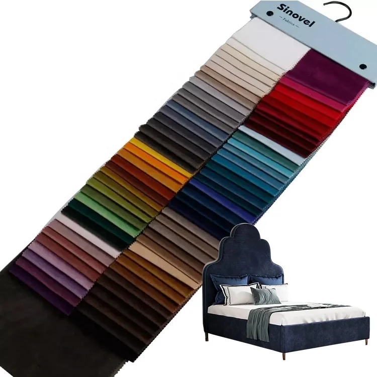 Home textile 100% polyester waterproof plush velvet solid color plain holland velvet fabric for sofa curtain or bedding