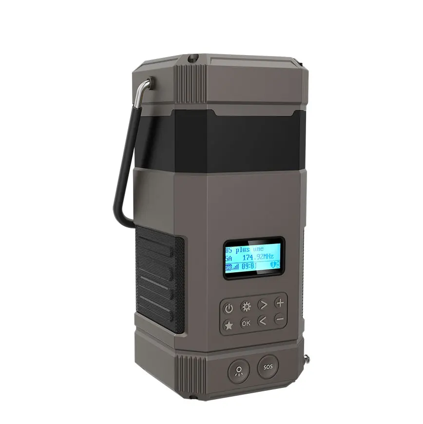 Multi camping light speaker Dab TransmitterAm Fm Radio torch power bank Digital fm radio broadcast radio am/fm antenna