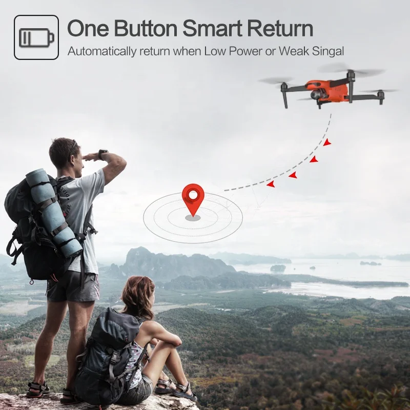 Складной Радиоуправляемый Профессиональный GPS HD 4K 6K 8K с камерой и дроном Autel Evo
