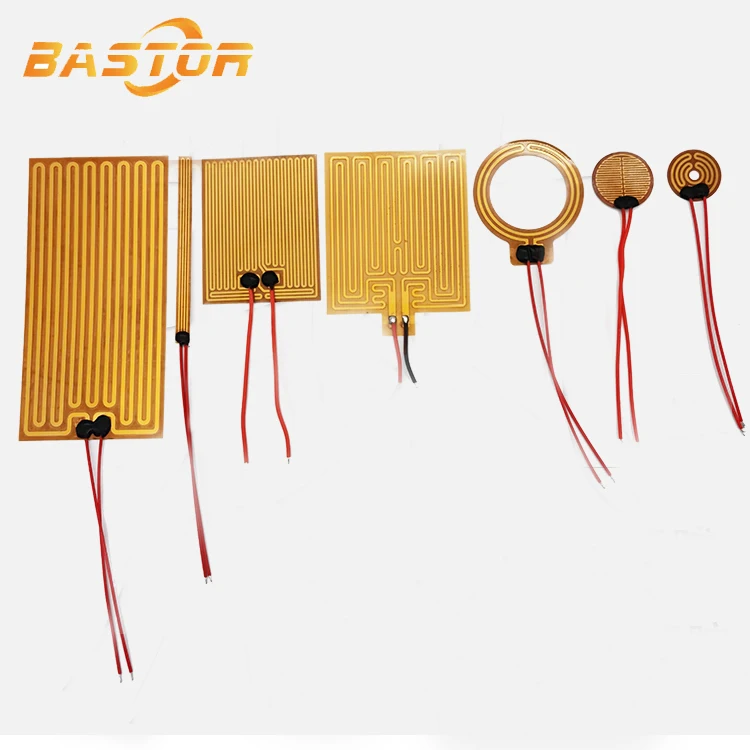 5v 12v 3d принтер Электрический гибкий kapton Полиимид нагревательный