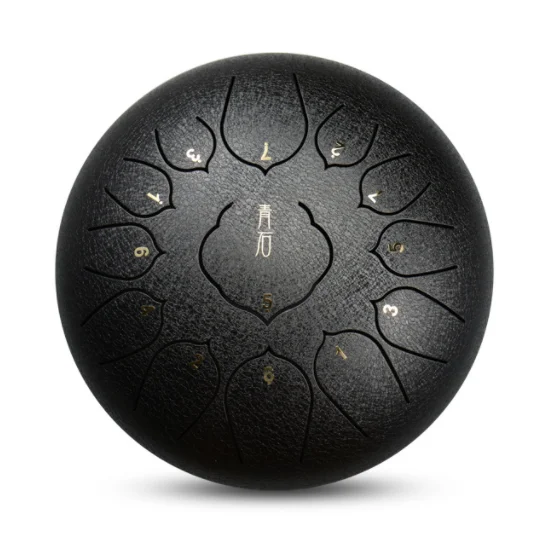 Steel Tongue Drum 12 Inch 13 Note Handpan Drum SUCCESS Musical Scales Chakra Lotus