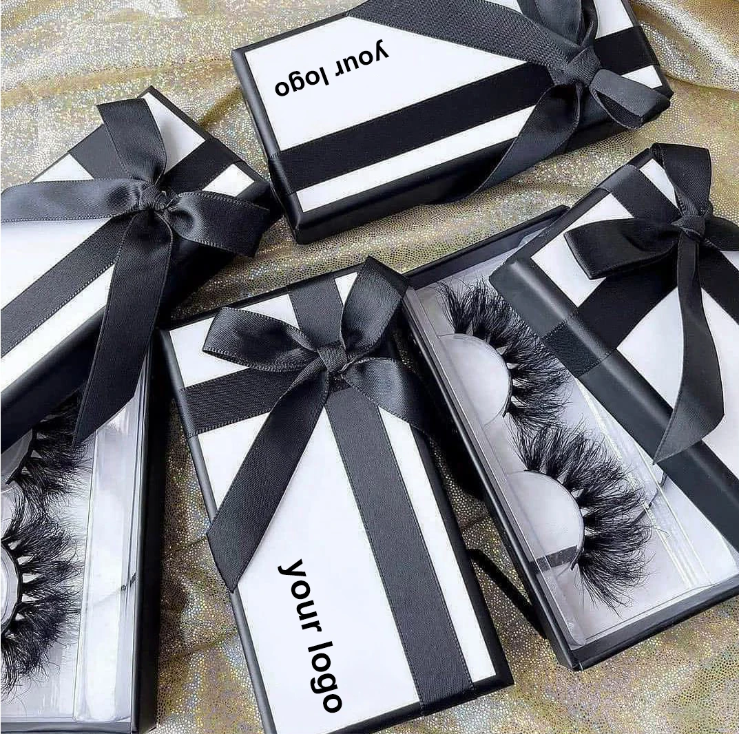 Factory Custom Private Label Faux Mink Eyelashes 3D Silk Fiber 5D Super Fluffy Faux Mink Lashes Synthetic 3D mink fur eyelash