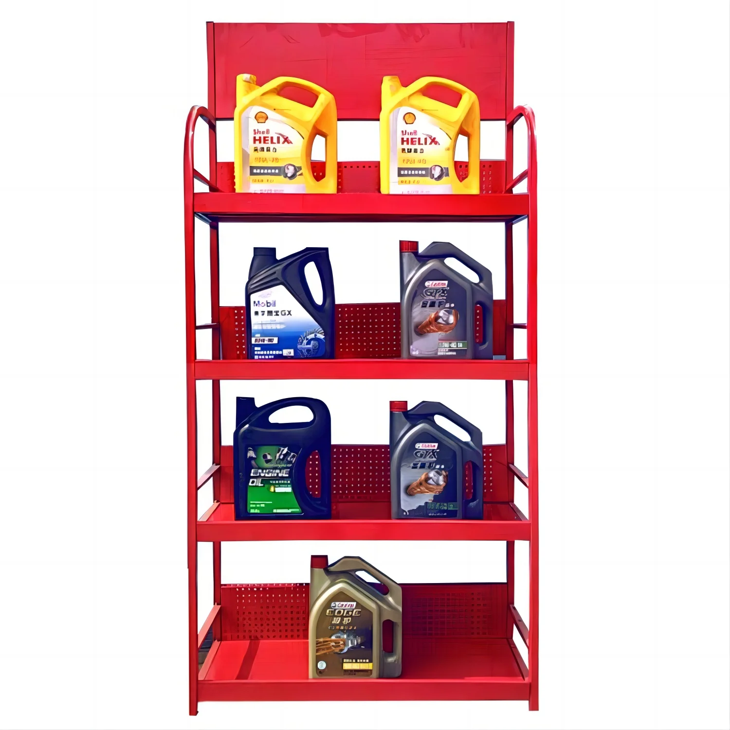 Wholesale Price Lubricants Oil Display Racks Engine Oil Display Stands Motor Oil Display Racks For Sale