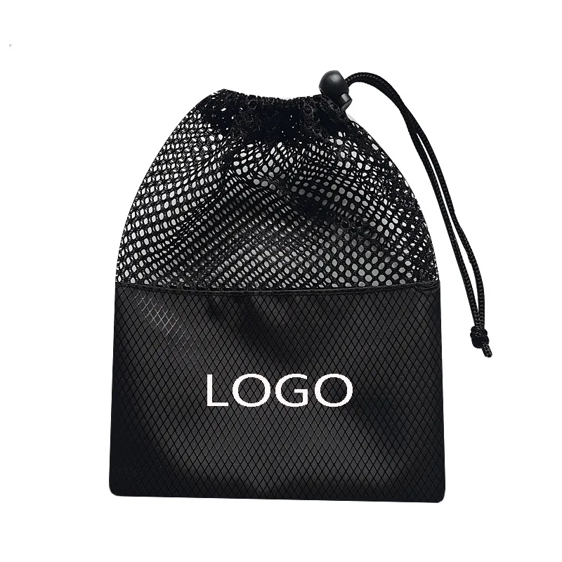 
Multifunctional gym mesh drawstring bag for bottle 