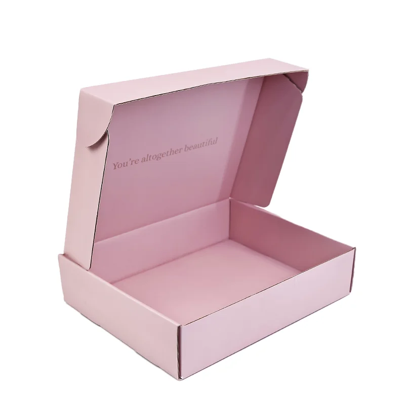 Custom logo Eco Friendly Manufacturers Factory Small big corrugated Paper Cardboard mailer boxes for packing clothes shoes