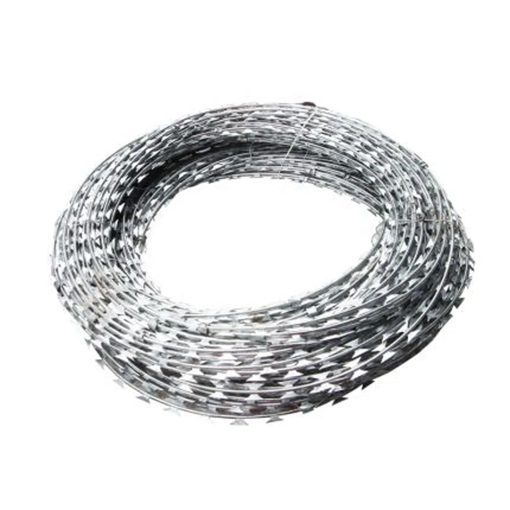 
Concertina Razor Wire Blade Barbed Wire/razor barbed wire for airport 
