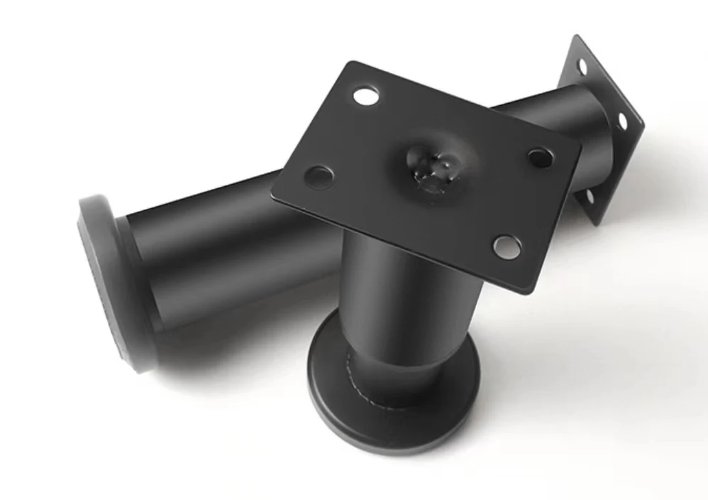 Round Cylinder Shape Furniture Fitting Sofa Leg Adjustable Table Leg Brass Smart Furniture Hardware Furniture Feet