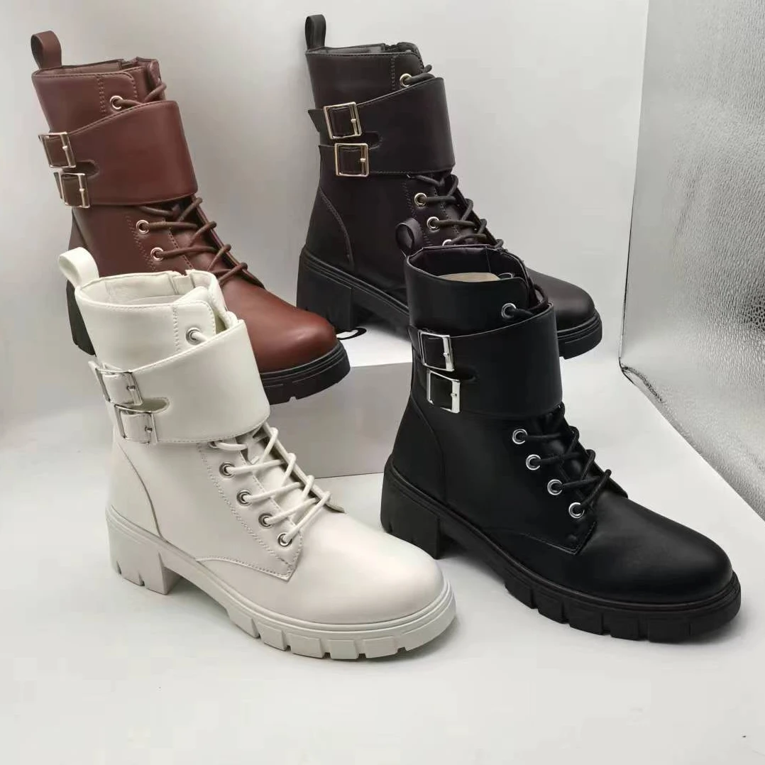 Ladies boots women wholesale boots women shoes Luxury Boots women shoes square heel