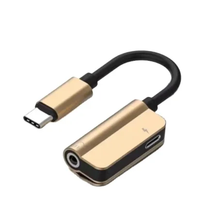3.5mm Jack Type-C Converter Earphone Audio Cable USB C to 3.5mm AUX Headphones Adapter For Huawei