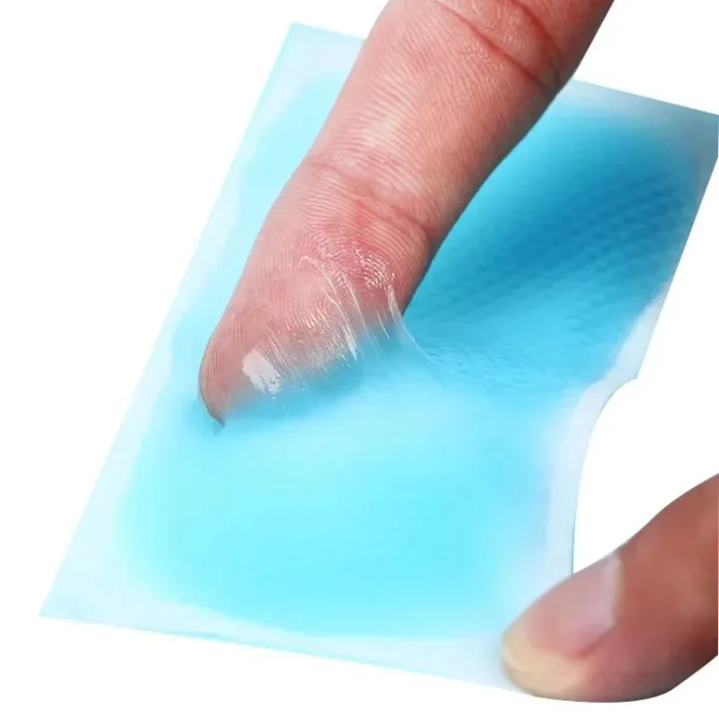 Disposable Medical Fever Cooling Patch Refreshing Blue Hydrogel For Kids and Adults
