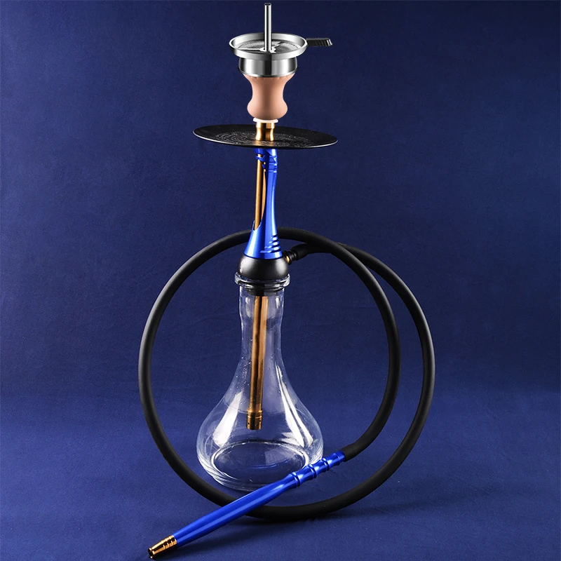 Custom Factory Big Chicha Pipe Shisha Hookah with Ceramic Bowl Nargile sheesha  Apache Hookah
