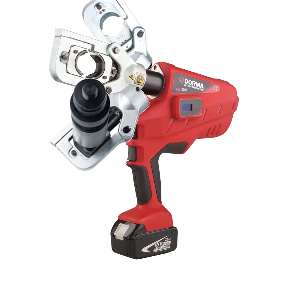 Dorma NEC 60 unv Electro hydraulic multi-functional Crimp cutting punching tool 60KN-300mm2 18VDC