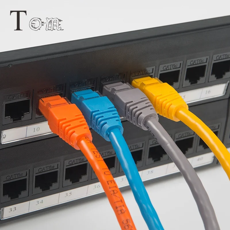 TOM-CD-C6-1 1m 2m 3m 5m length customized network cable UTP CAT6 Patch Cord Cable