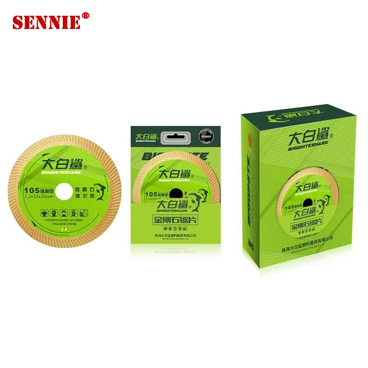Ultra-Thin 4 Inch Ceramic Tile Cutting Saw Blade Dry and Wet Rock Board Diamond Circular Shape Steel and Plastic Material