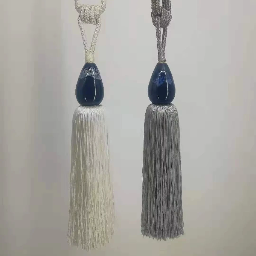 Factory Direct Stylish Curtain Tassel Trim Edge Home Decoration Curtain Accessories