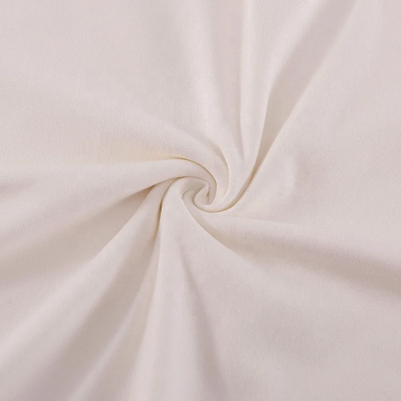 manufacturer wholesale high end fabric 92 cotton 8 spandex knitted fabric cotton spandex cloth fabric for T shirts