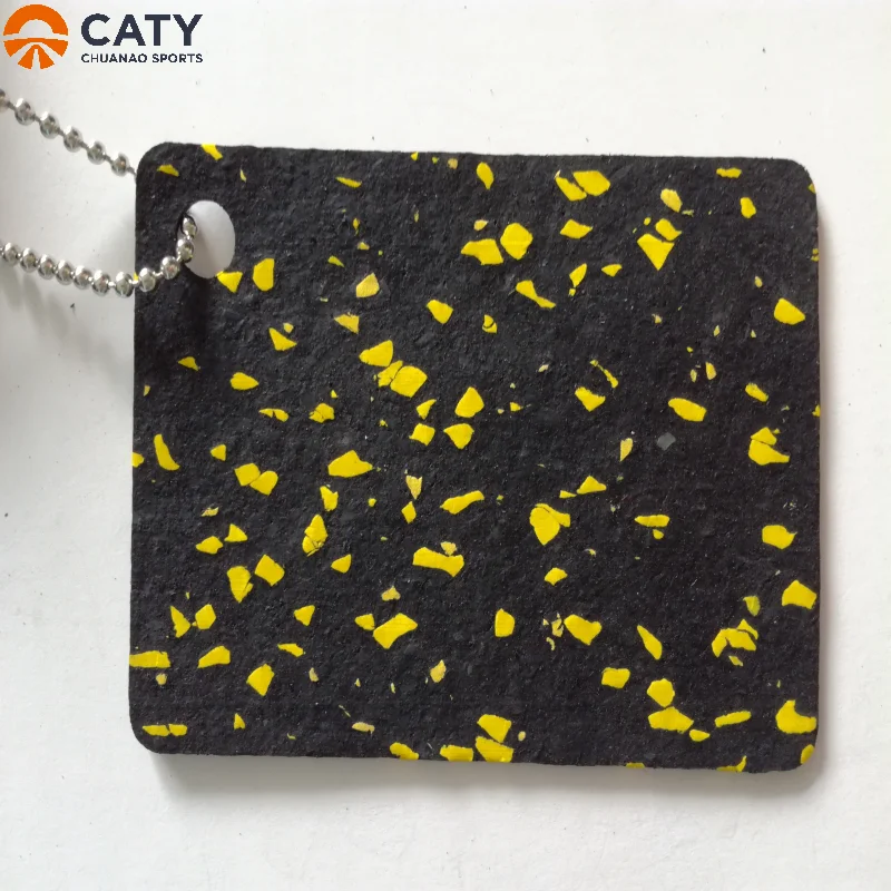 Top selling Gym Lock Rubber Floor Mat for weightlifting floor Epdm Colored Granule Noise Reduction Gym Rolls Rubber Flooring Mat