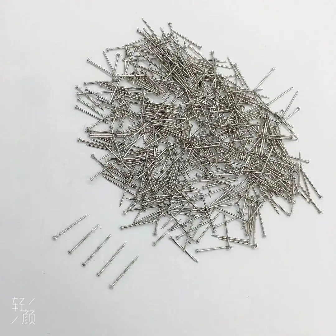0.7*13mm stainless steel nickel plated pin Point Rounded Head office pin