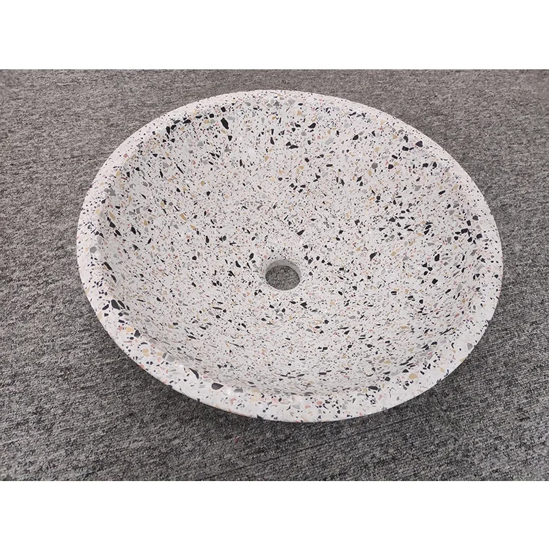 Artificial Stone Competitive Price White Toilet Wash Basin Vanity Top Bathroom Sink