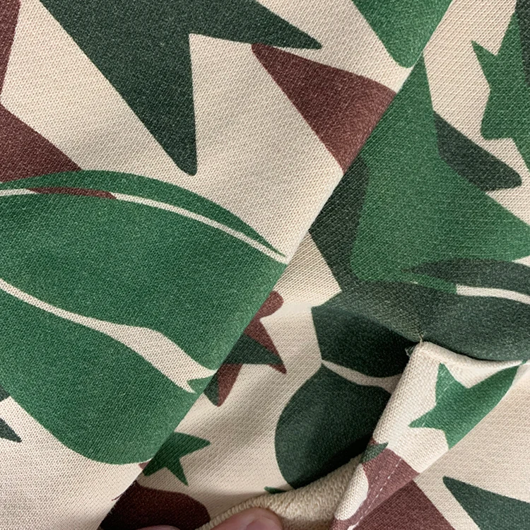 Custom Oversized Heavyweight French Terry Cotton Full Zip Up DTG Printing Mens All Over Print Hoodie