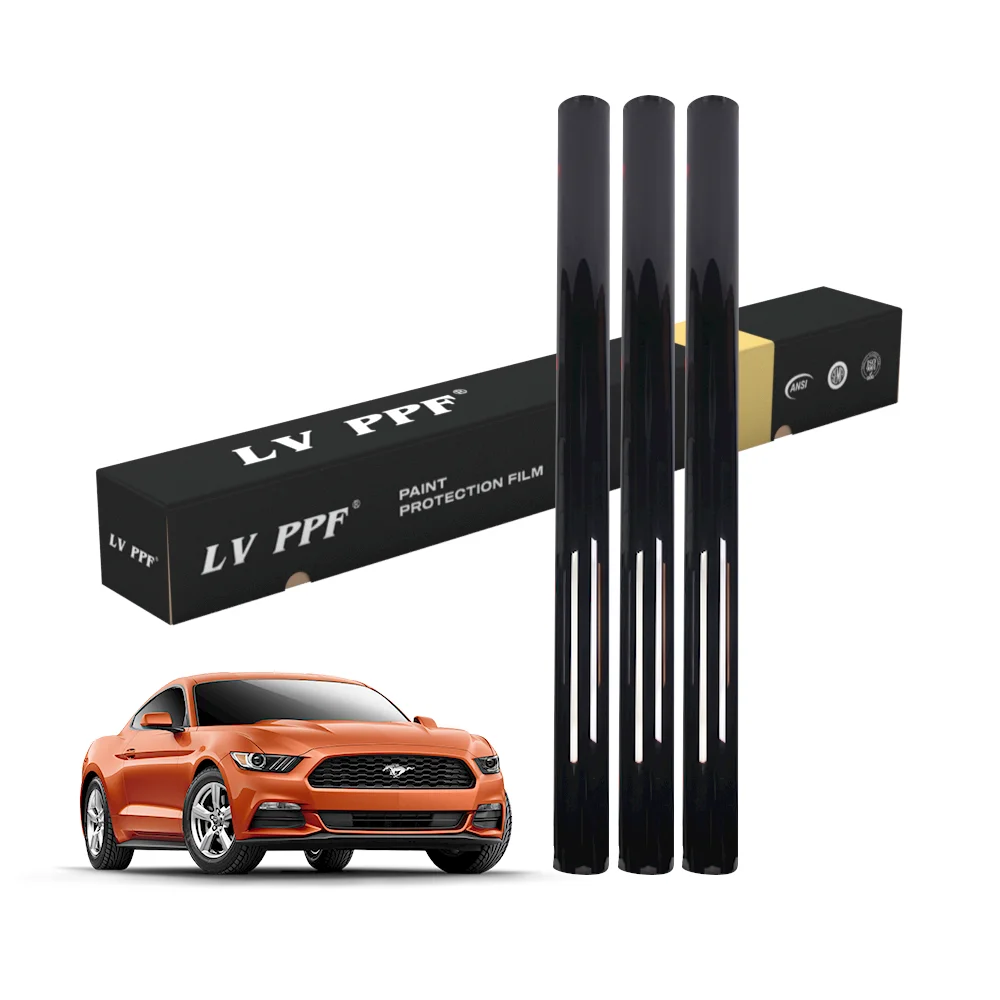 8 Year Warranty USA Quality 7.5 Mil Self Healing Black PPF Paint Protection Film Nano Coated Not Yellowing TPU PPF Film