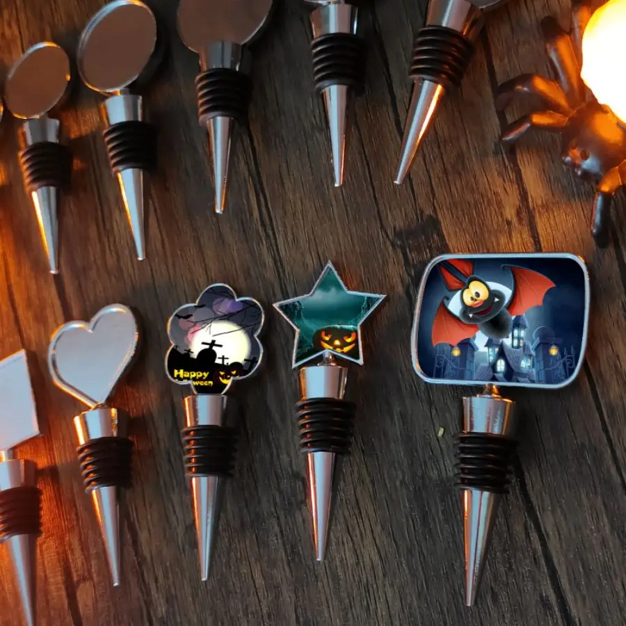 Diy Wine Stopper Collection Five-Pointed Star round Heart Other Favourite Patterns-Paste Frame Generational Collectible Wineware